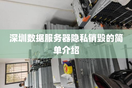 深圳数据服务器隐私销毁的简单介绍