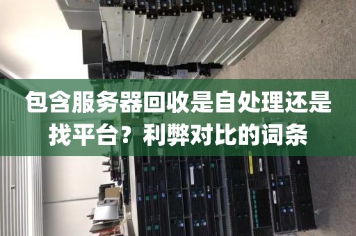 包含服务器回收是自处理还是找平台？利弊对比的词条