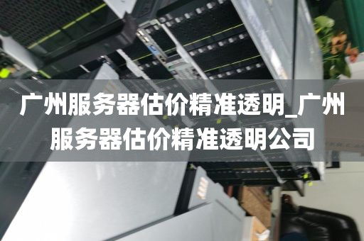 广州服务器估价精准透明_广州服务器估价精准透明公司