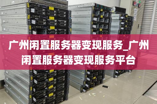 广州闲置服务器变现服务_广州闲置服务器变现服务平台