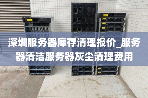 深圳服务器库存清理报价_服务器清洁服务器灰尘清理费用